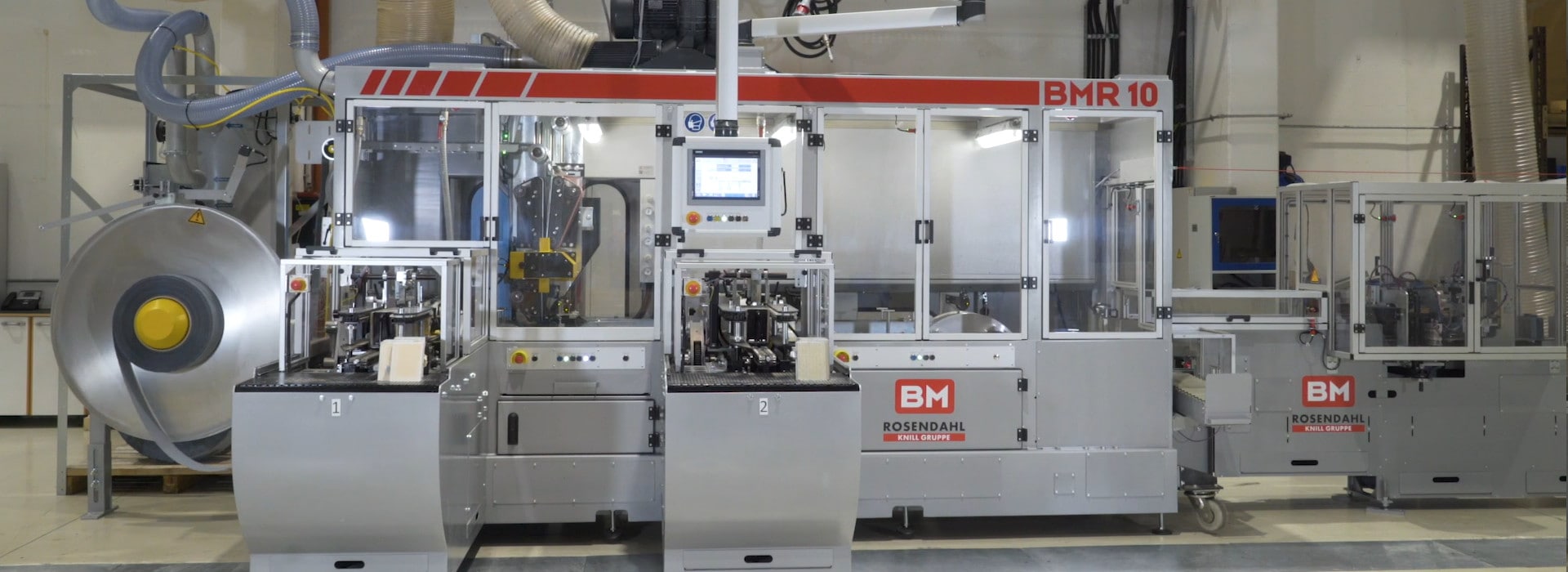 enveloping and stacking machine for lead-acid battery production BMR 10