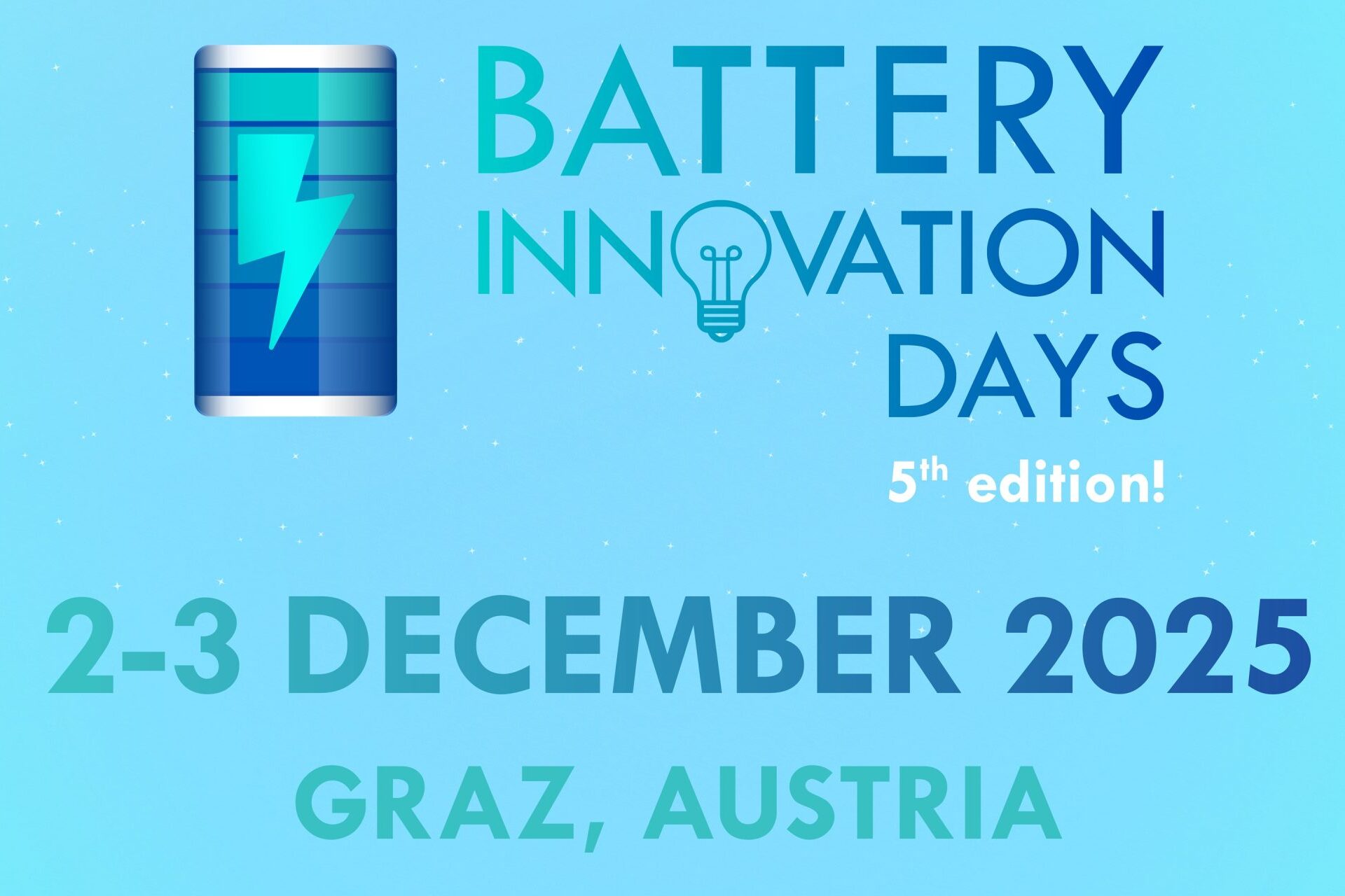 BM-Rosendahl will exhibit at the Battery Innovation Days in Graz