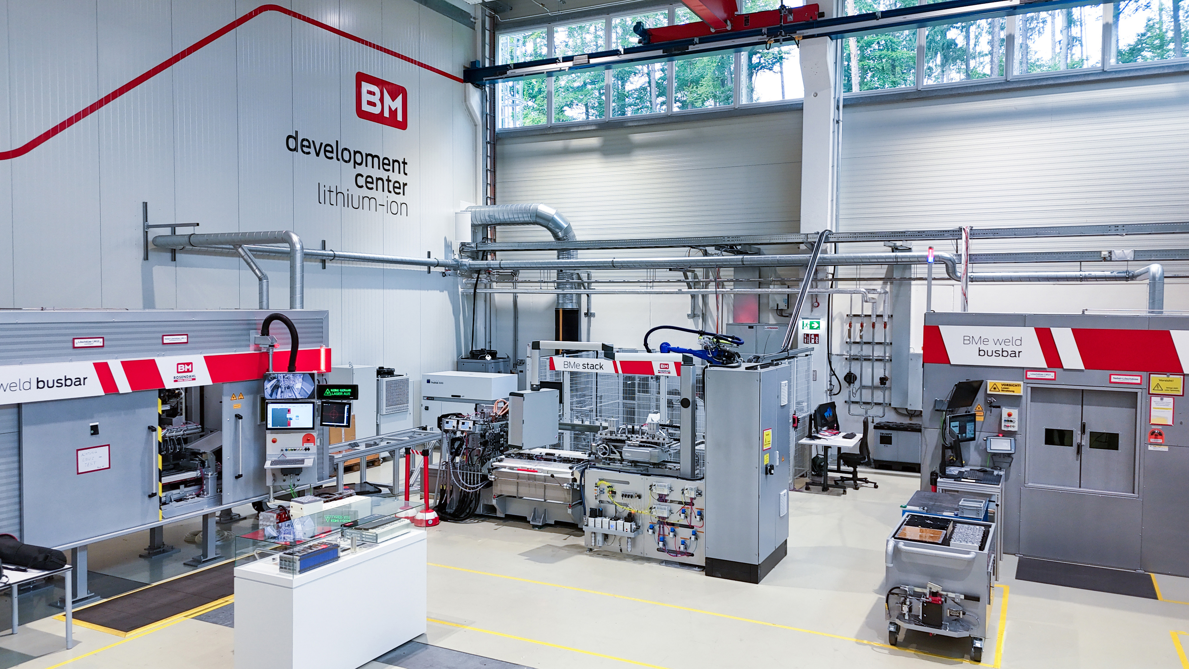 overview of the development center and laboratory at BM-Rosendahl