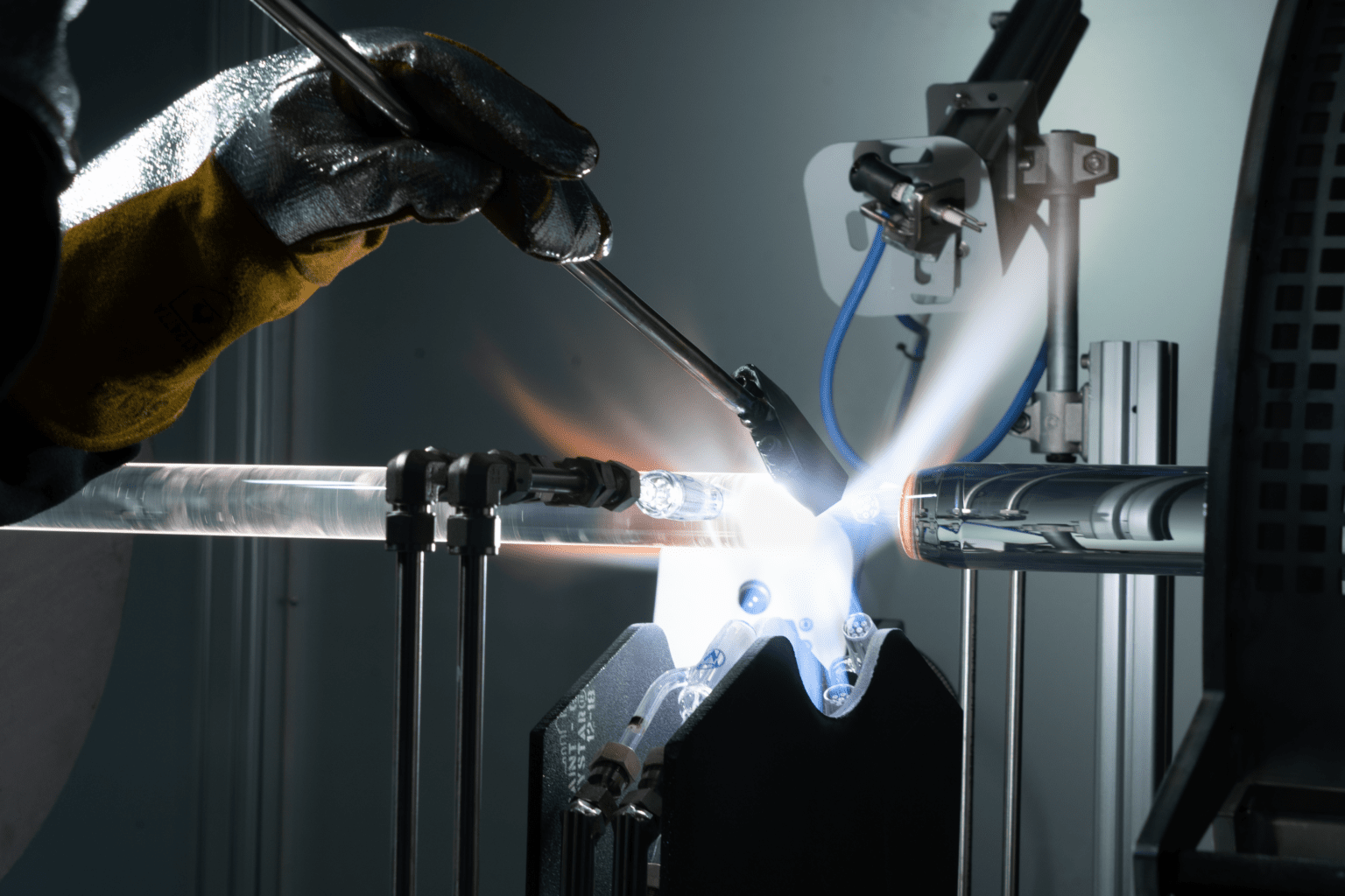 Nextrom OFC 15 glass working lathe