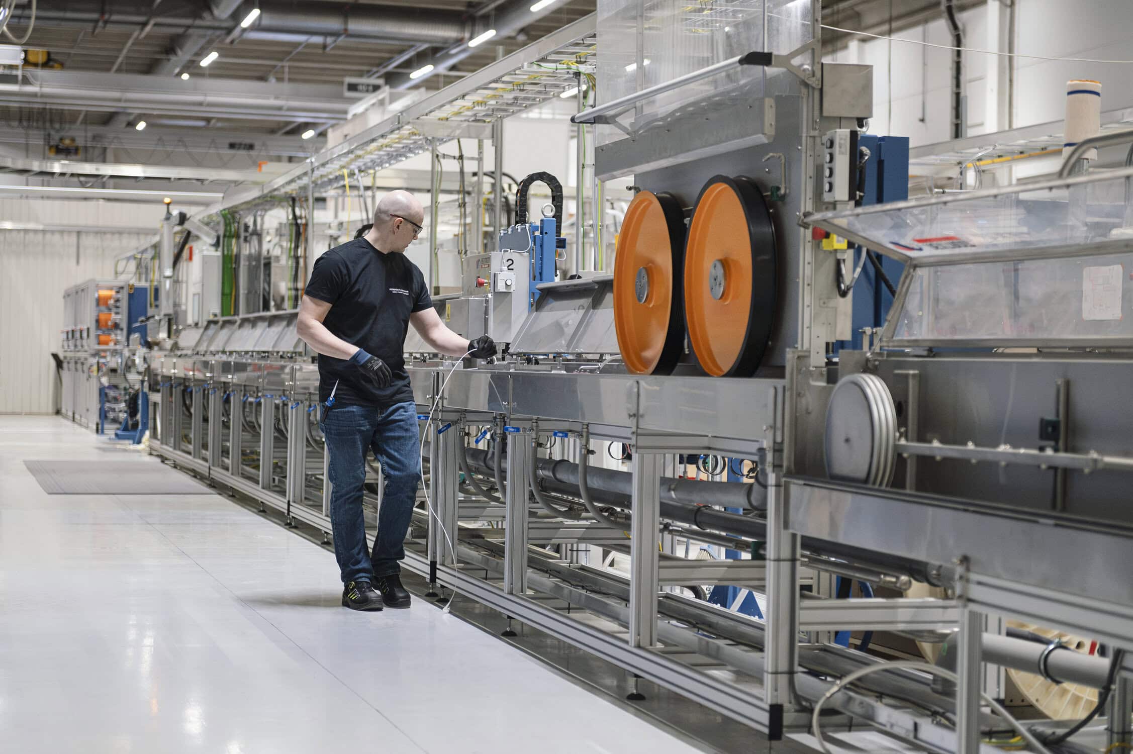 OFC 40 Secondary Coating line for loose tube production