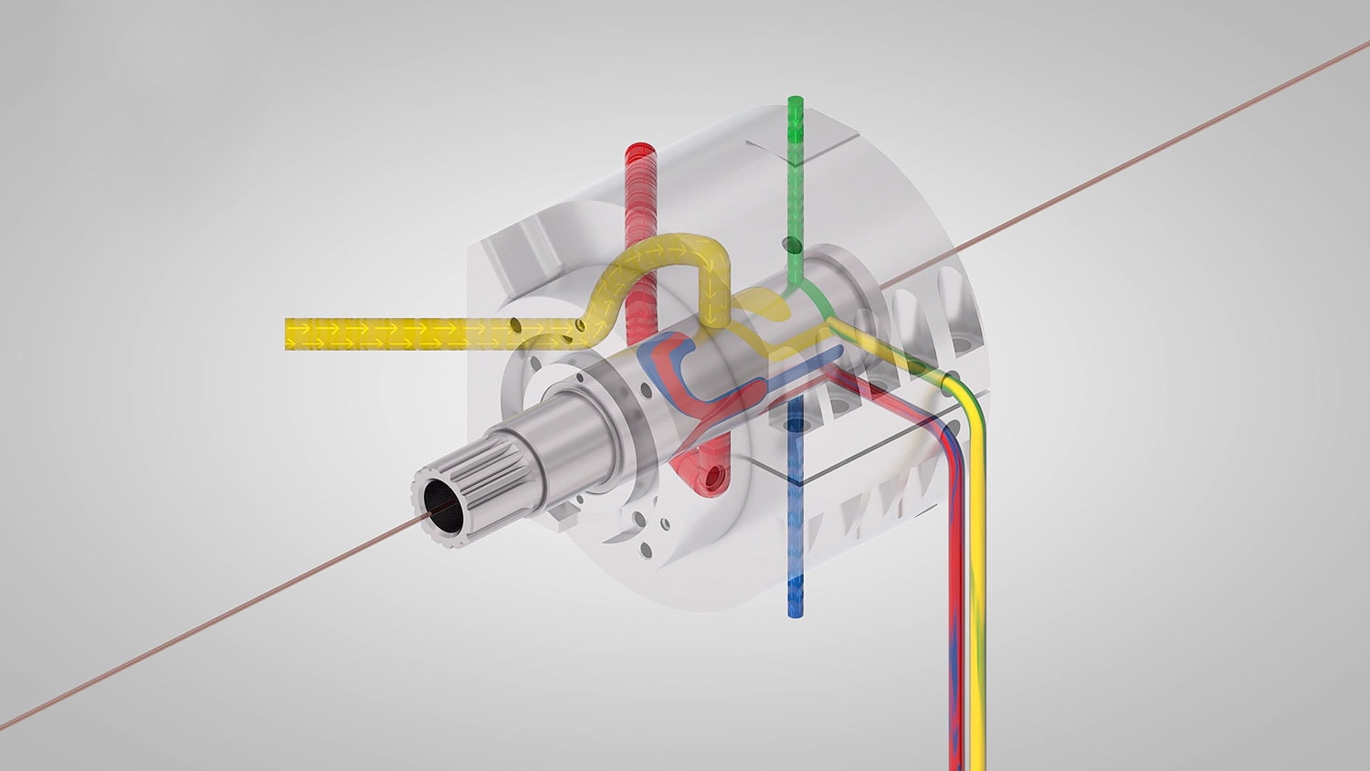 color change system ROCOMAT integrated within the crosshead