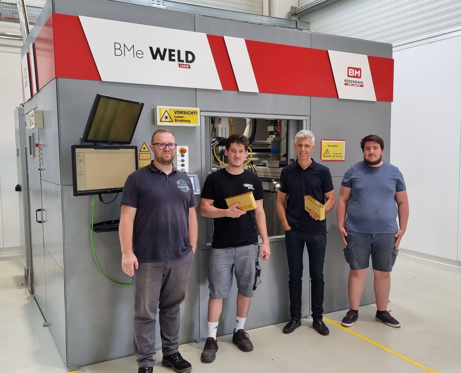 TU Graz Racing Team at the BMe Welding Unit in Pischelsdorf