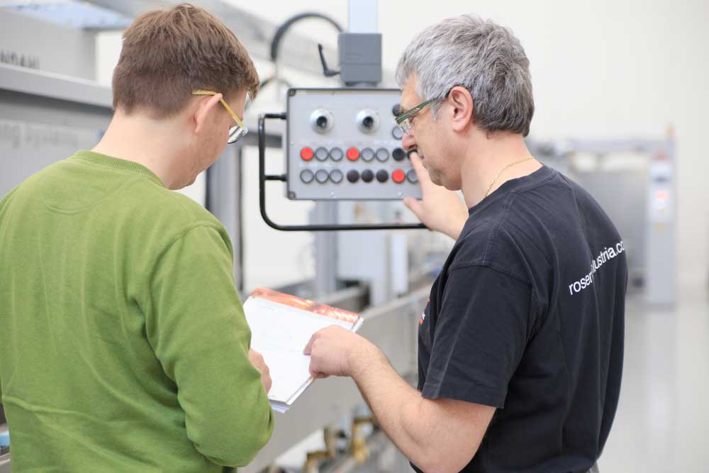 Rosendahl machine training