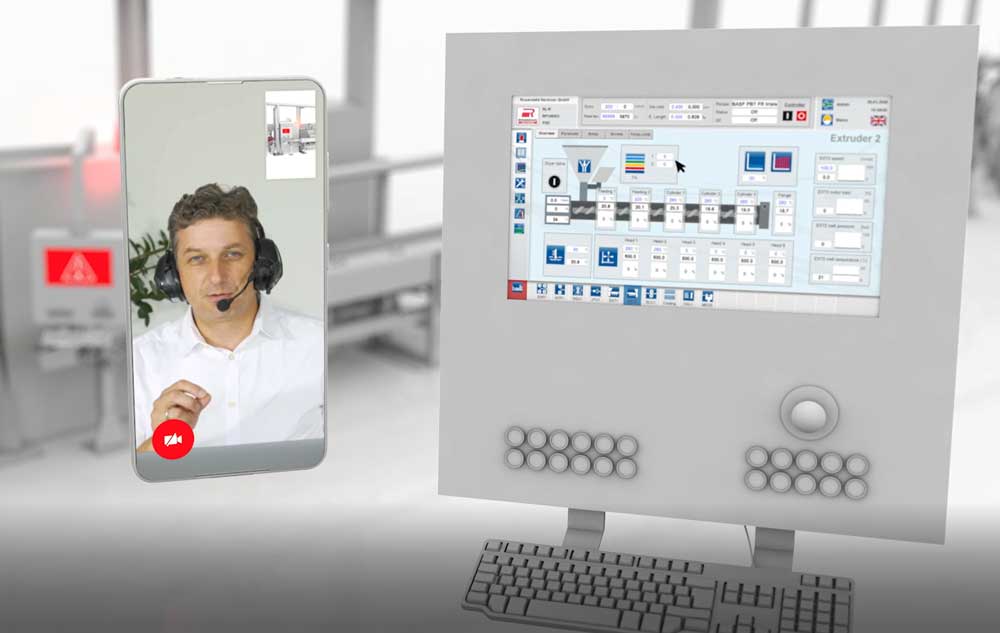 fast and reliable remote support from the Rosendahl service team