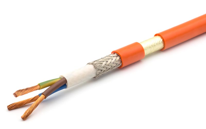 sample of a silicone cable